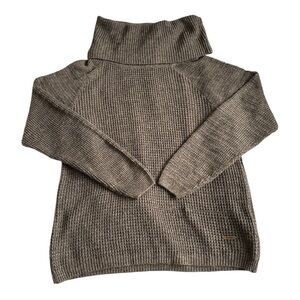 Roadster Self Design Cowl Neck Sweater
